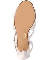 Journee Collection Women's Varra Crossover Strap Dress Sandals