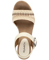 Style & Co Women's Siggyy Wedge Sandals, Exclusively at Macy's