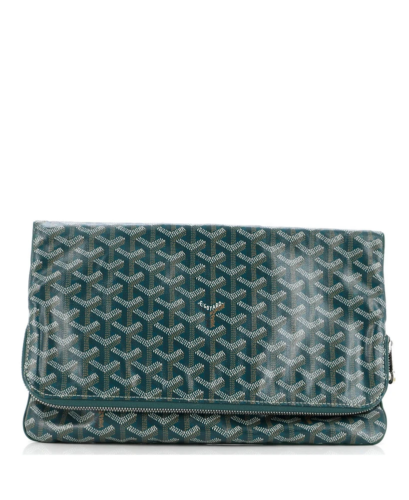 Pre-Owned Goyard Saint Marie Clutch Coated Canvas