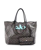 Pre-Owned Goyard Gm Saint Louis Tote Printed Coated Canvas