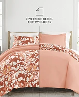 ienjoy Home Utra Soft Reversible -Pc. Duvet Cover Set