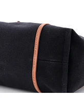 Pre-Owned HERMES 27 Etriviere Pocket Tote Toile and Leather