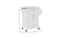 Storage Cabinet and Kitchen Island with Counter Space and Ample Storage for Organization