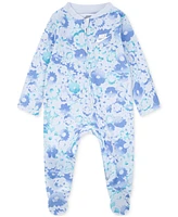 Nike Baby Girls Flow-ral Printed Footed Coverall
