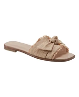 Marc Fisher Women's Fineya Slip-On Casual Flat Sandals