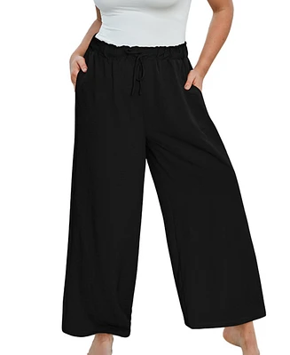 Women's Plus Summer Lovin Drawstring Wide Leg Pants