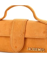Pre-Owned Jacquemus Le Bambino Top Handle Flap Bag Suede