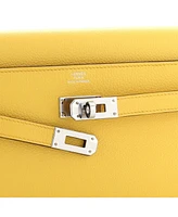 Pre-Owned HERMES Kelly To Go Wallet Evercolor