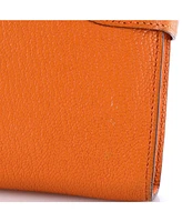 Pre-Owned HERMES Long Kelly Wallet Chevre Mysore