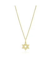 The Lovery Double Gold Star of David Necklace 14K Gold