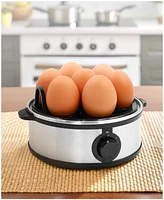 Elite Cuisine Stainless Steel Automatic Egg Cooker