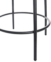 StyleCraft Home Collection 26" Soloist Boucle Upholstered Minimalist Counter Stool