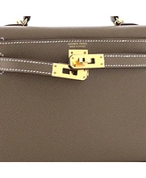 Pre-Owned HERMES Kelly Handbag Epsom with Gold Hardware