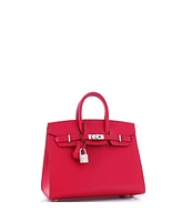 Pre-Owned HERMES Birkin 25 Handbag Pink Madame with Palladium Hardware