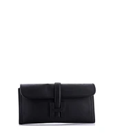 Pre-Owned HERMES 29 Jige Elan Clutch Swift