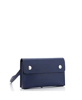 Pre-Owned HERMES Double Snap Pochette Crossbody Epsom