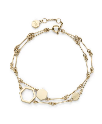 Olivia Burton Honeycomb Classic Gold Tone Bracelet