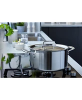 Le Creuset Classic Stainless Steel 6.25 Qt. Deep Round Stockpot