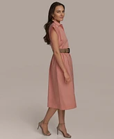 Donna Karan New York Women's Belted Shirtdress