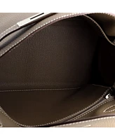 Pre-Owned Hermes Kelly Handbag Togo with Palladium Hardware
