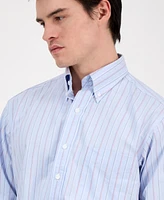 Club Room Men's Stripe Oxford Dress Shirt, Exclusively at Macy's