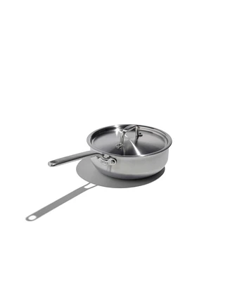 Heritage Steel X Eater 5-Ply Stainless Steel 3-Qt. Saucier with Lid