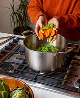 Heritage Steel X Eater 5-Ply Stainless Steel 8-Qt. Stock Pot with Lid