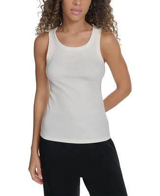 Starter Women's Cotton-Blend Ribbed Racerback Tank Top