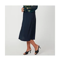 Azura Satin A-Line Skirt
