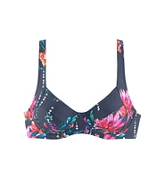 Lascana Women's Floral Underwire Bikini Swimsuit Top