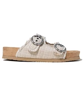 Minnetonka Women's Georgine Buckle Slide Sandals