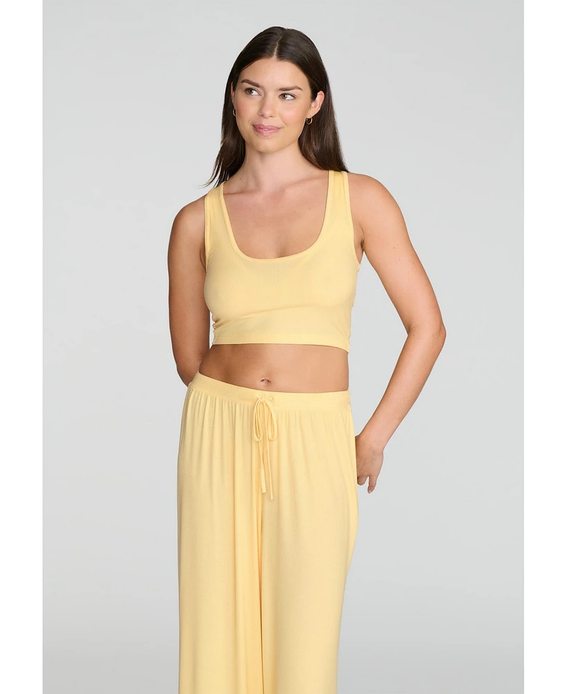 Cuup The Scoop Neck Tank - Modal Silk Rib