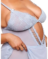 Eleanor Women's Plus-Size Bodysuit Lingerie