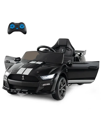 12V Licensed Ford Mustang Shelby GT500 Kids Ride on Car with Remote Control for Aged 3-8