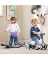 3-in-1 Rocking Horse with Detachable Balance Board and Seat Versatile Toy for Fun Learning