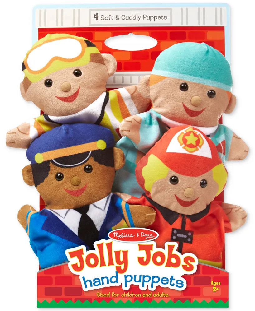 Melissa and Doug Kids' Jolly Jobs Hand Puppets Set