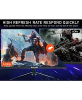 XGaming 27-inch Gaming Monitor with Speaker,Qhd 1440p Monitor, 165Hz 98% sRGB, 1ms, FreeSync, Dual Hdmi&DisplayPort, Led Rainbow Light, Frameless Ips