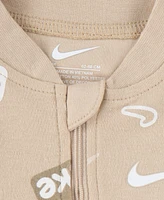 Nike Baby Girls or Boys Printed Footed Coverall