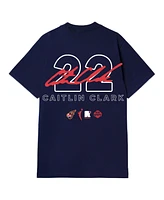 Round21 Men's and Women's Caitlin Clark Navy Indiana Fever 2024 Wnba Rookie of the Year T-Shirt