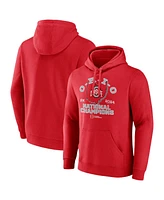 Fanatics Men's Scarlet Ohio State Buckeyes College Football Playoff 2024 National Champions Pullover Hoodie