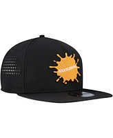 New Era Men's Black Nickelodeon Vented 9FIFTY Snapback Hat