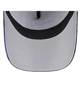 New Era Men's Black/Purple Sacramento Kings Tip Off A-Frame Trucker 9FORTY Adjustable Hat