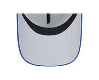 New Era Men's White Los Angeles Dodgers Retro Wordmark 9FORTY A-Frame Trucker Adjustable Hat