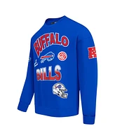 Pro Standard Men's Royal Buffalo Bills Turn It Up Drop Shoulder Pullover Sweatshirt