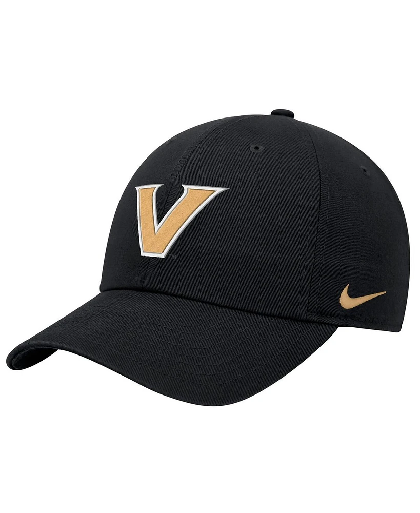 Nike Men's Black Vanderbilt Commodores Club Adjustable Hat