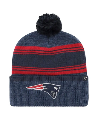 '47 Brand Men's Navy New England Patriots Fadeout Cuffed Knit Hat with Pom