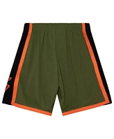 Mitchell & Ness Men's Green Los Angeles Lakers 2009-10 Hardwood Classics Flight Swingman Shorts