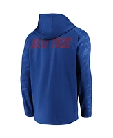 Fanatics Men's Royal New York Giants Iconic Embossed Defender Full-Zip Hoodie