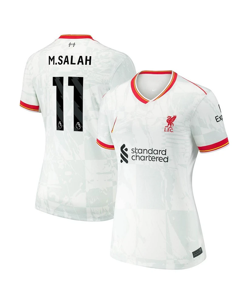 Nike Women's Mohamed Salah White Liverpool 2024/25 Third Replica Jersey