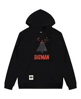 Freeze Max Big Boys and Girls Black Batman Comics Signal Pullover Hoodie